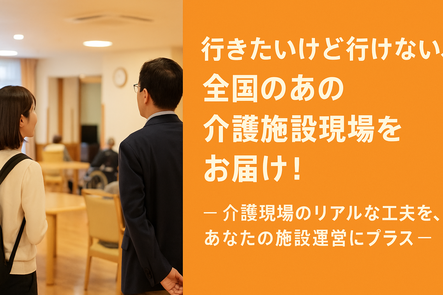 行きたいけど行けない!全国の“あの介護施設現場”をお届け!